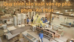 quy trình sản xuất ván ép phủ phim - an phát