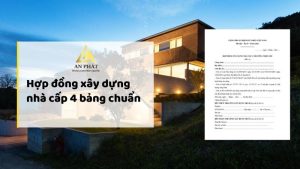 hợp đồng xây dựng nhà cấp 4 bảng chuẩn